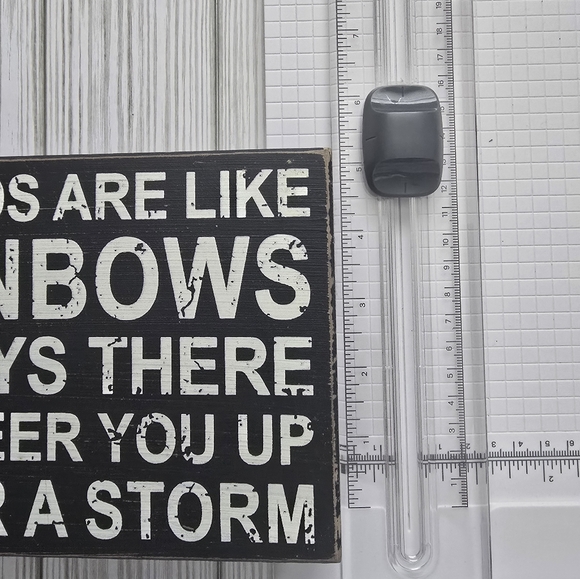 Friends Are Like Rainbows 5" x 11" Sign. Gift - Picture 4 of 6